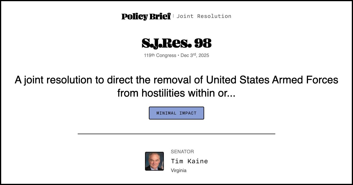 S.J.RES. 98 - A joint resolution to direct the removal of United States ...